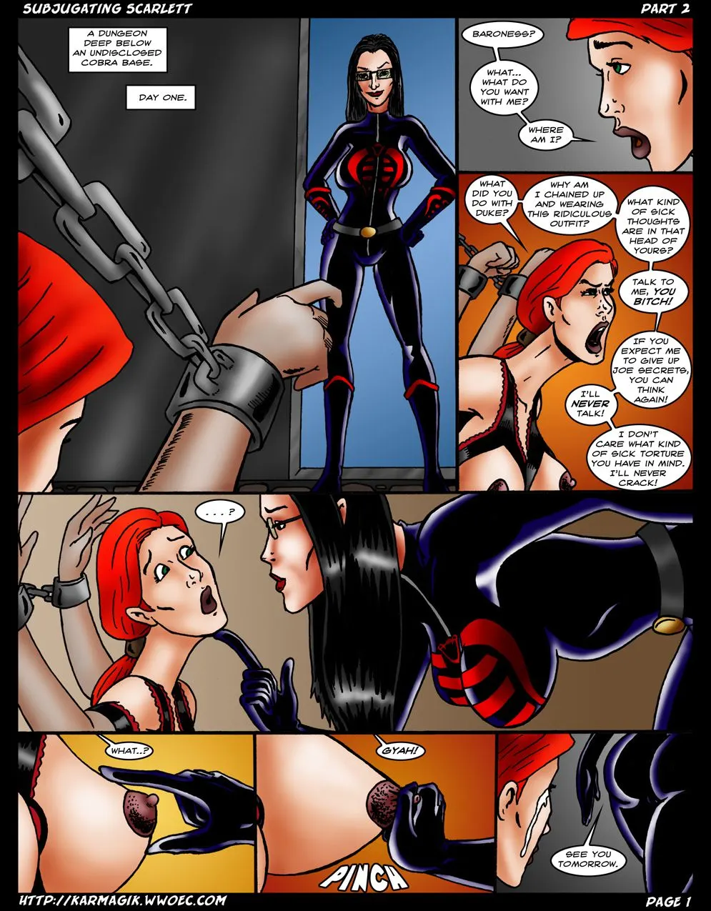 Subjugating Scarlett G.I. Joe  (Chapter 02.5) — page 1