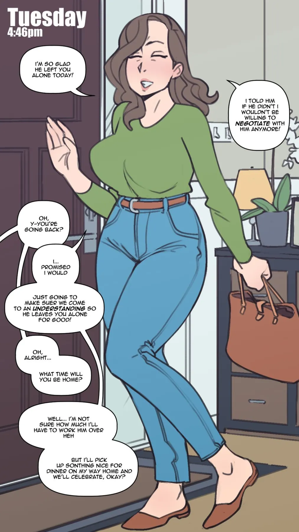 Mom Deals With My Bully  (Chapter 01)a — page 4