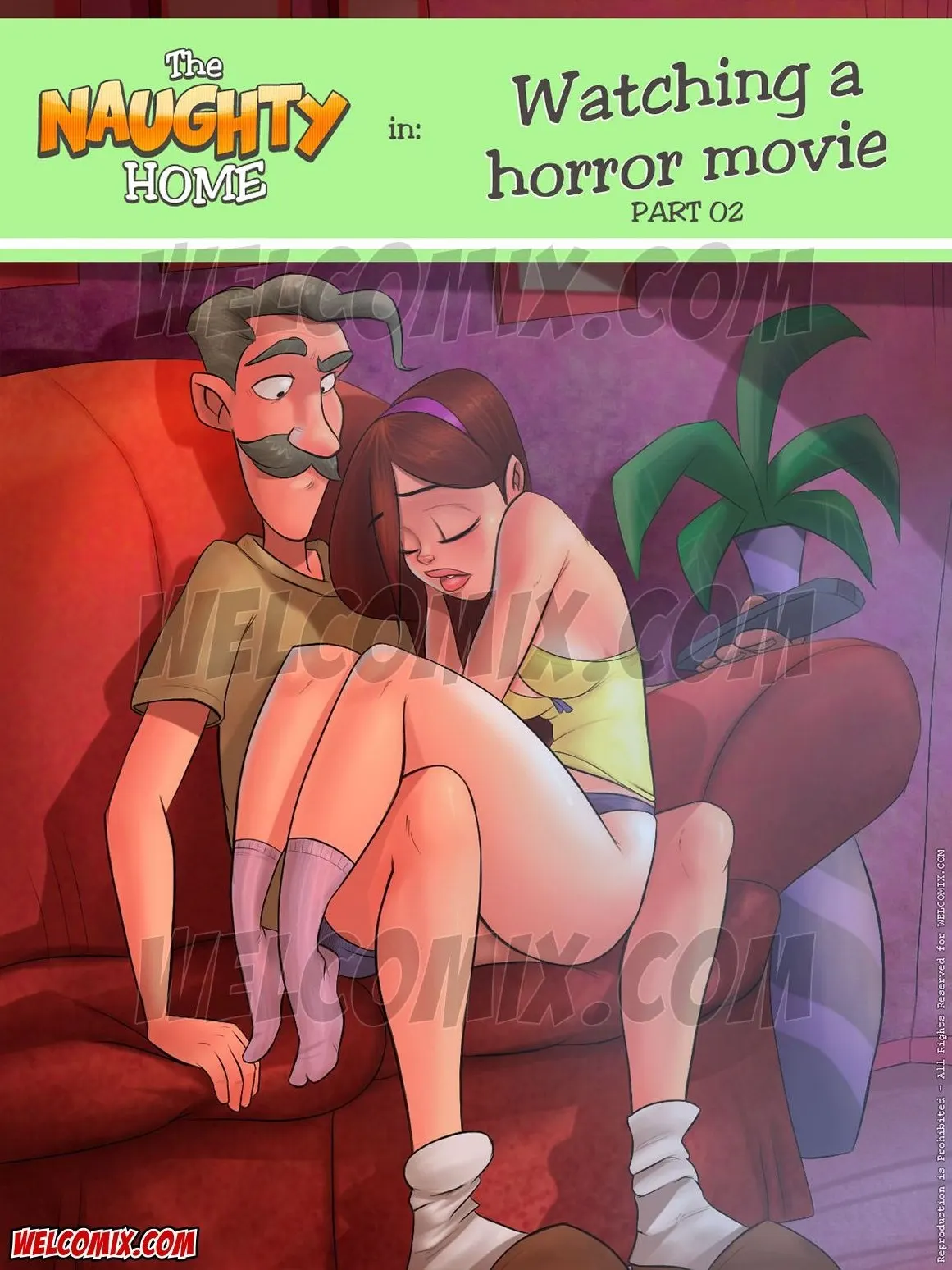Naughty Fam  (Chapter 14 - Watching A Horror Movie Part 2) — page 1