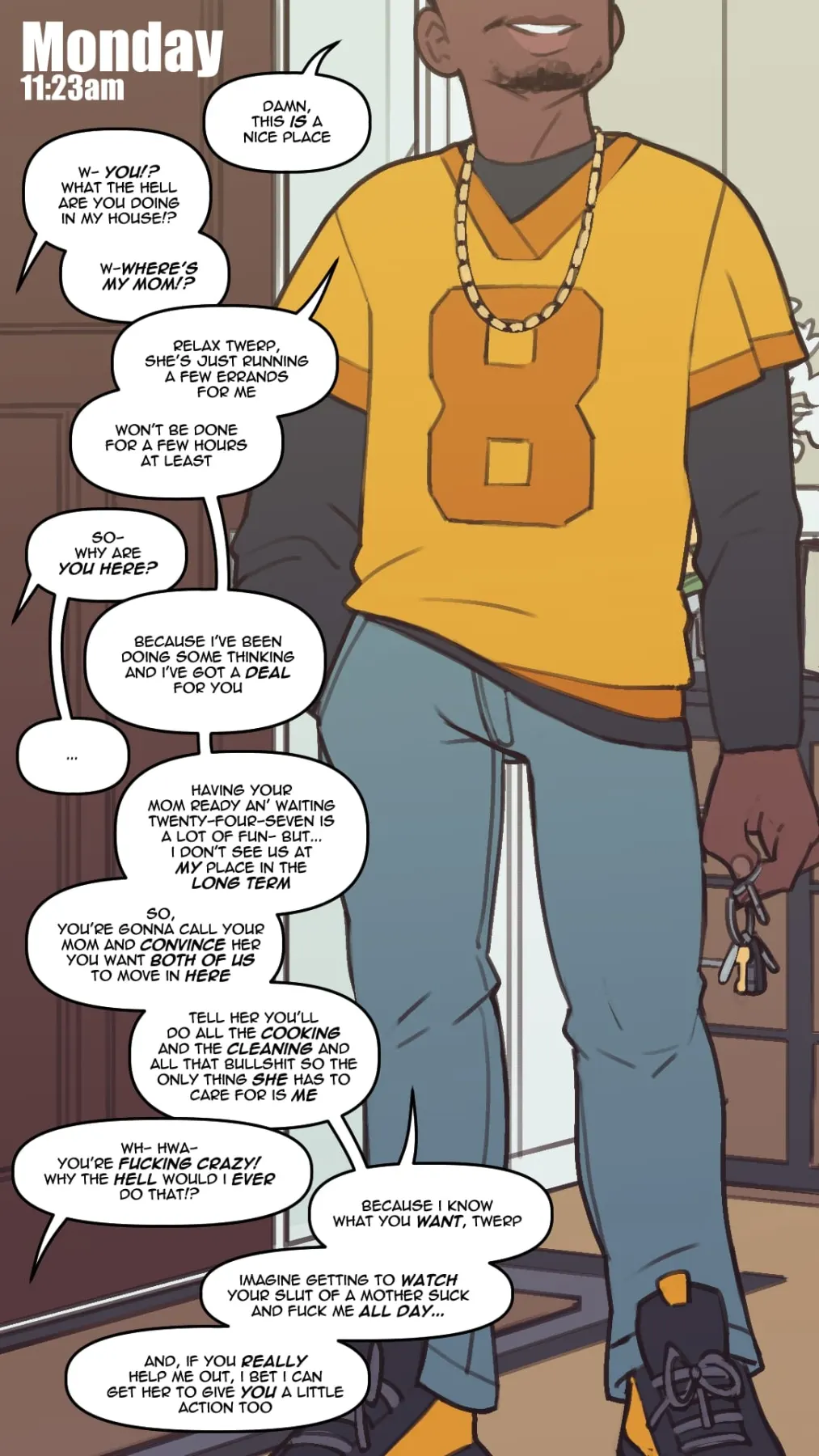 Mom Deals With My Bully  (Chapter 02) — page 1