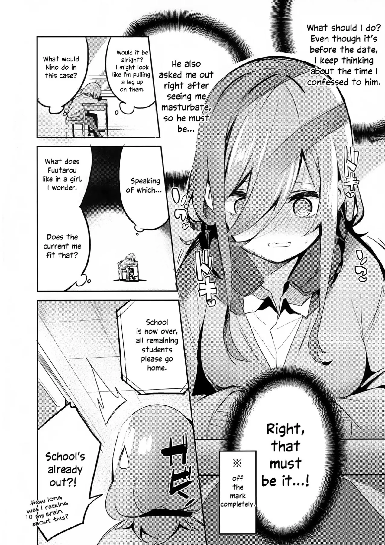 Miku/s Situation - The Quintessential Quintuplets  (Chapter 01) — page 9
