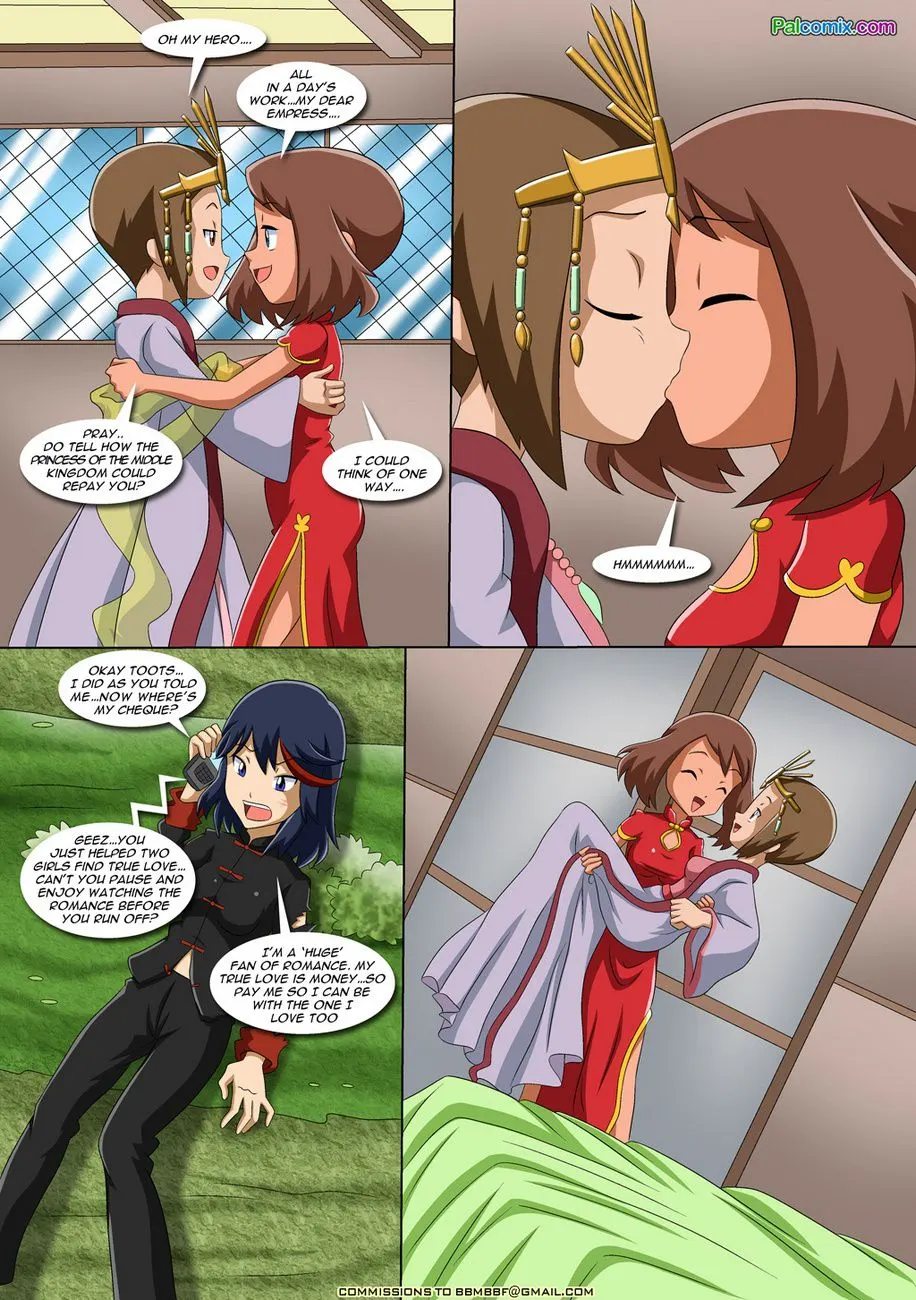Lesbian Fantasy Island - Digimon, Pokemon  (Chapter 02 - Kari And May) — page 6