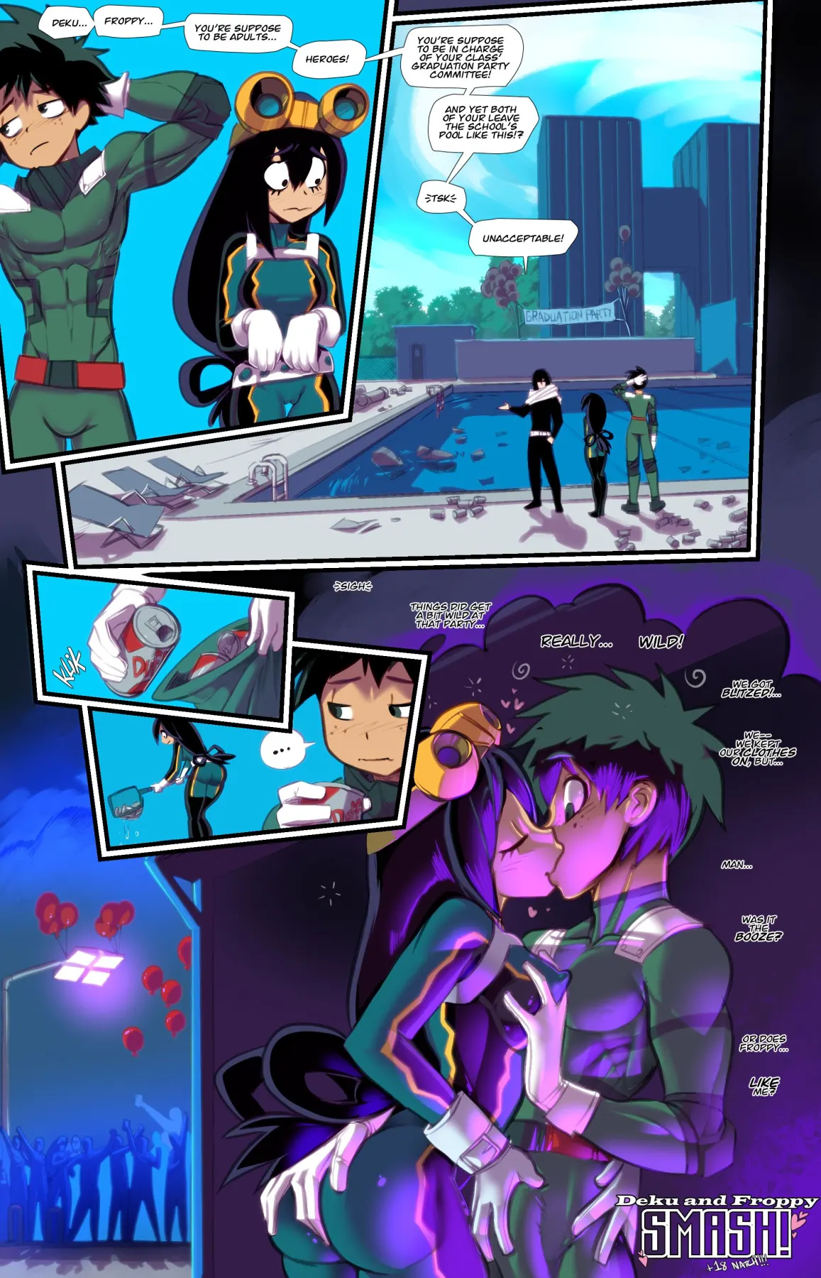 Deku And Froppy SMASH - My Hero Academia  (Chapter 02) — page 1