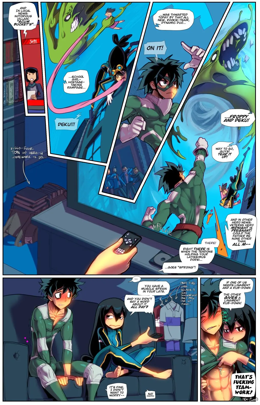 Deku And Froppy SMASH - My Hero Academia  (Chapter 01) — page 1