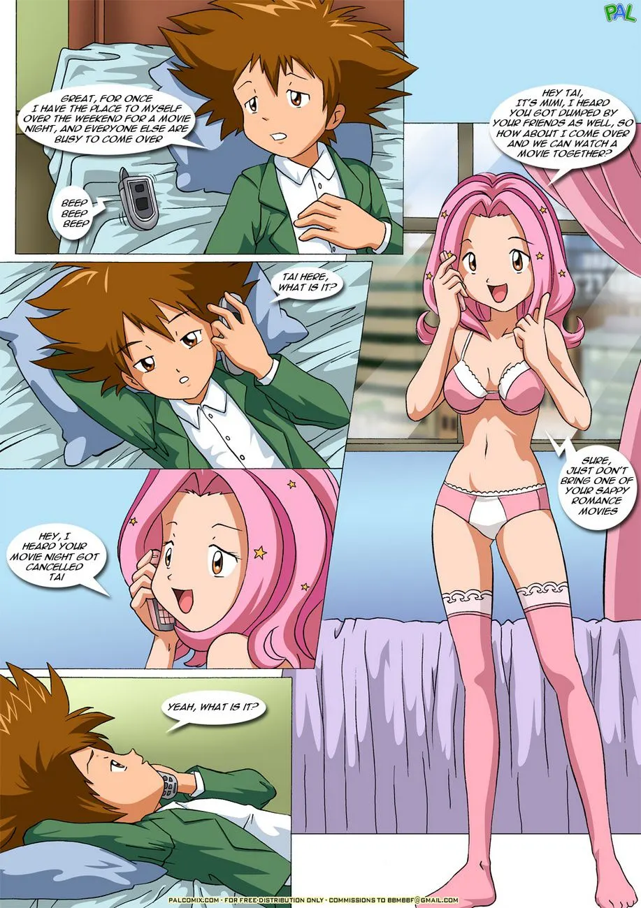 Movie Night At Tai/s - Digimon  (Chapter 01) — page 3