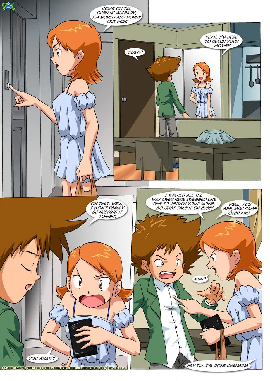 Movie Night At Tai/s - Digimon  (Chapter 01) — page 6