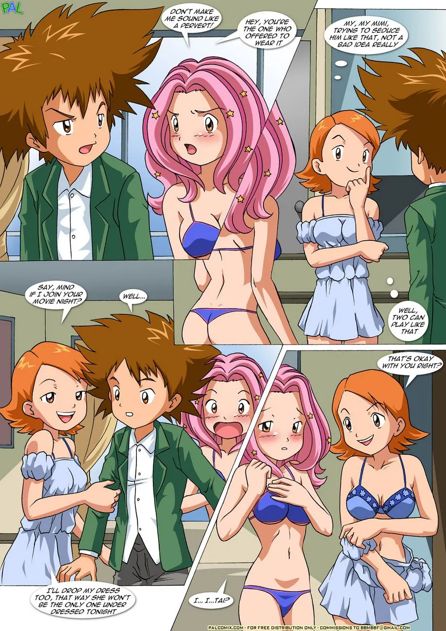 Movie Night At Tai/s - Digimon  (Chapter 01) — page 8