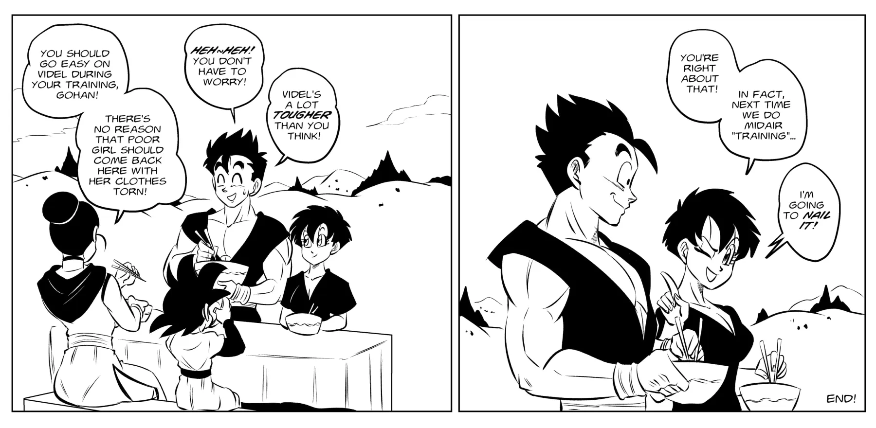 Midair TrainingDragon Ball Z  (Chapter 01) — page 10