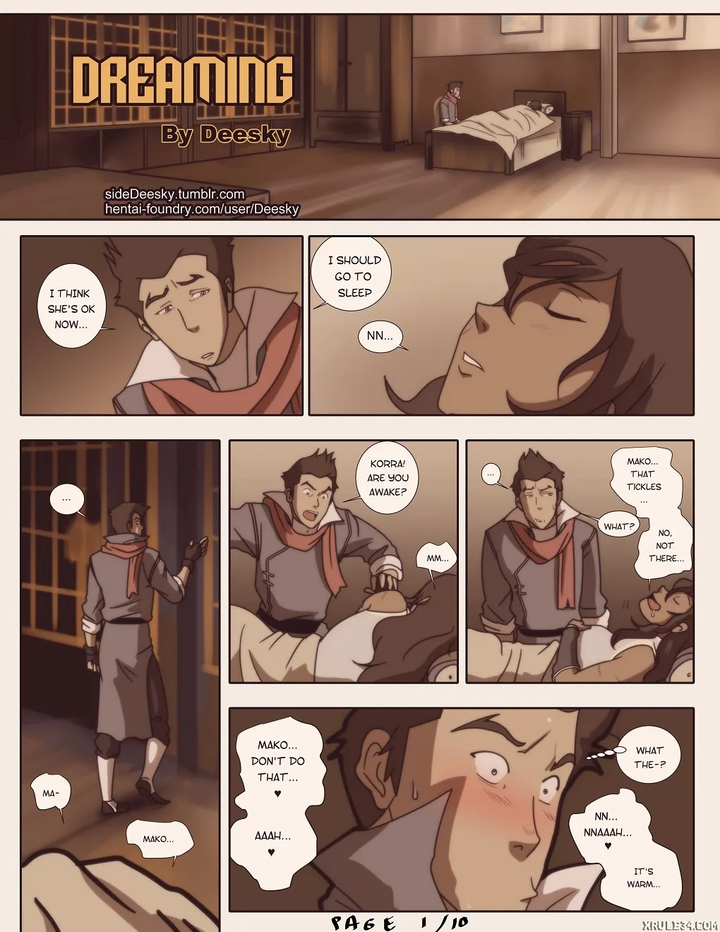 Dreaming - The Legend Of Korra  (Chapter 01) — page 1