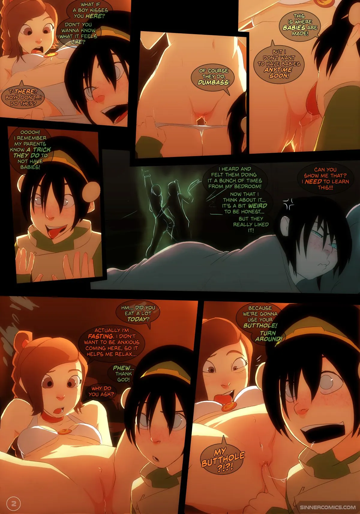 Kissing Practice Avatar: The Last Airbender  (Chapter 01) — page 3