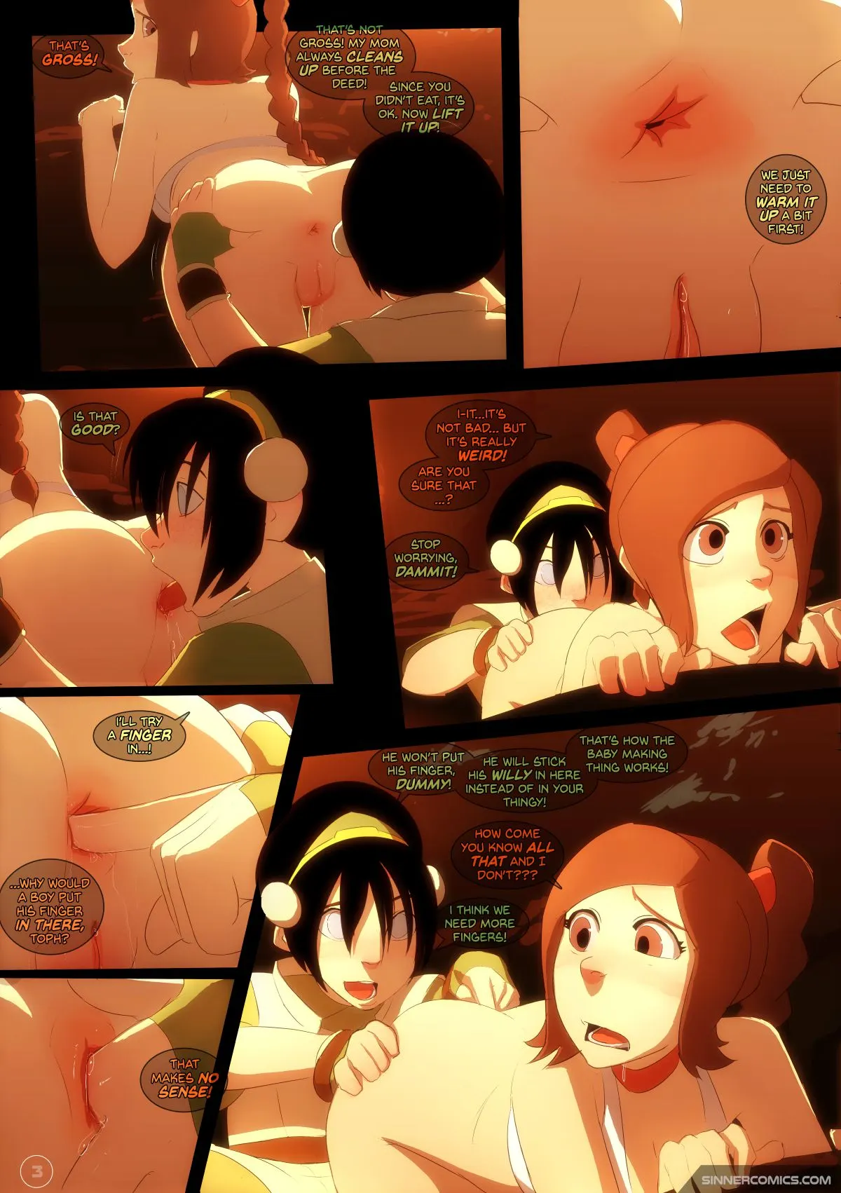 Kissing Practice Avatar: The Last Airbender  (Chapter 01) — page 4