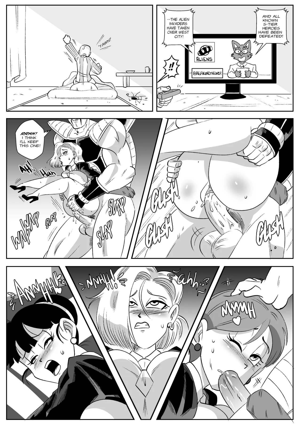 Control Room - InvasionDragon Ball Z  (Chapter 01) — page 11