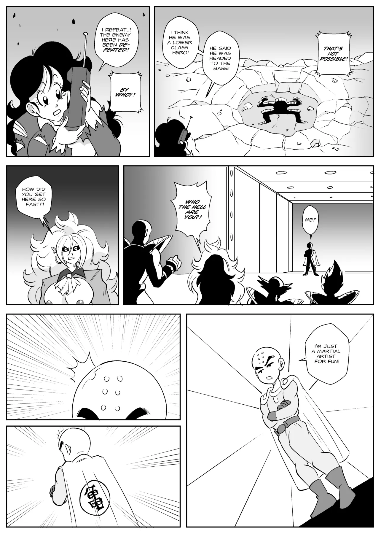 Control Room - InvasionDragon Ball Z  (Chapter 01) — page 13