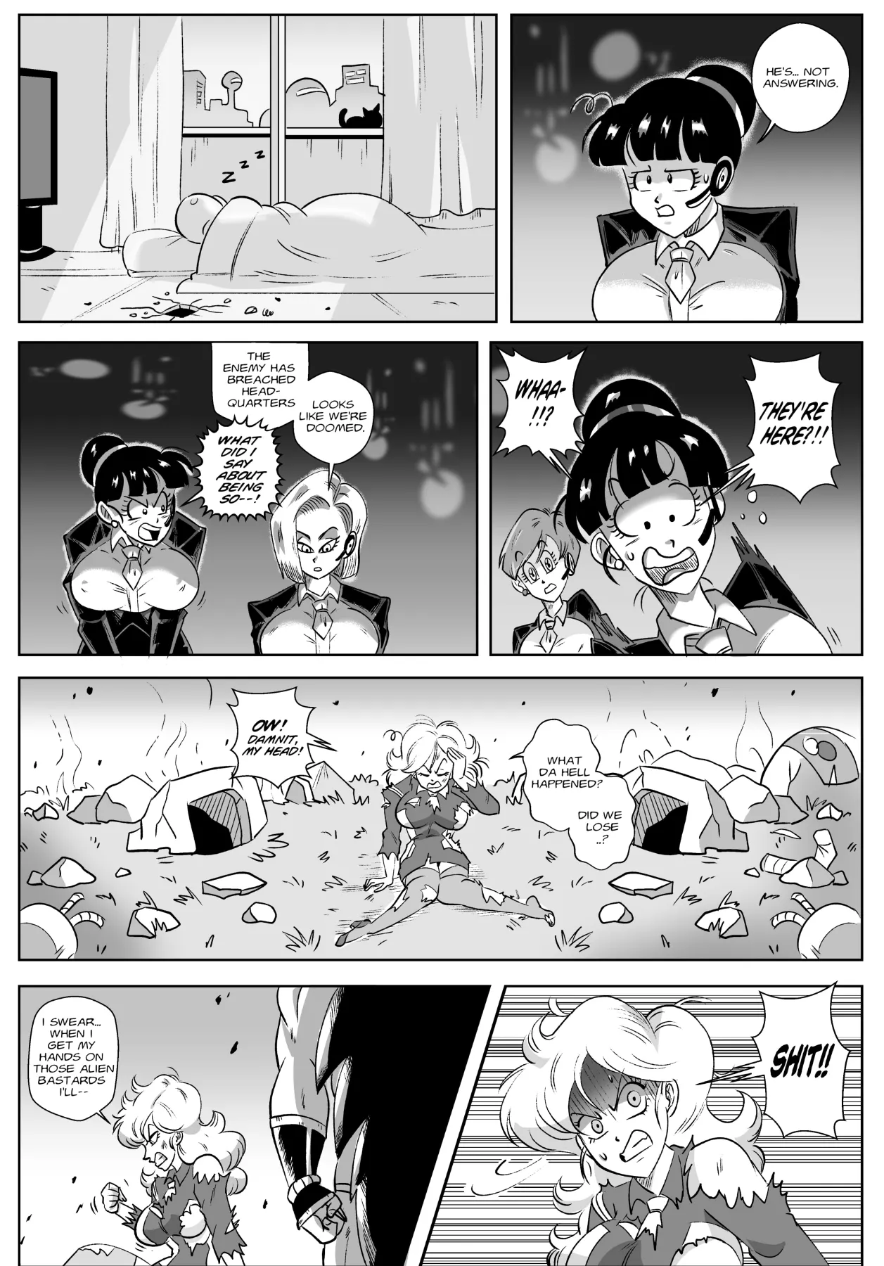 Control Room - InvasionDragon Ball Z  (Chapter 01) — page 5