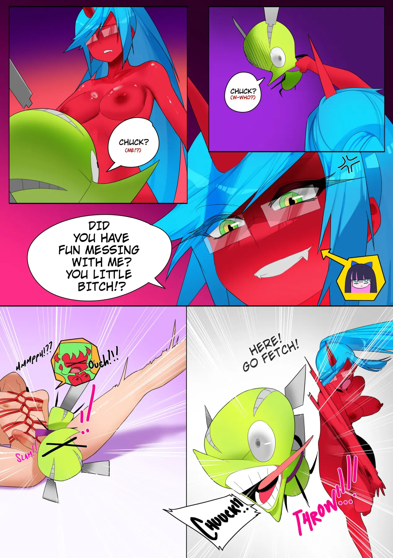 Panty & Swaping! Panty And Stocking With Garterbel  (Chapter 02) — page 9