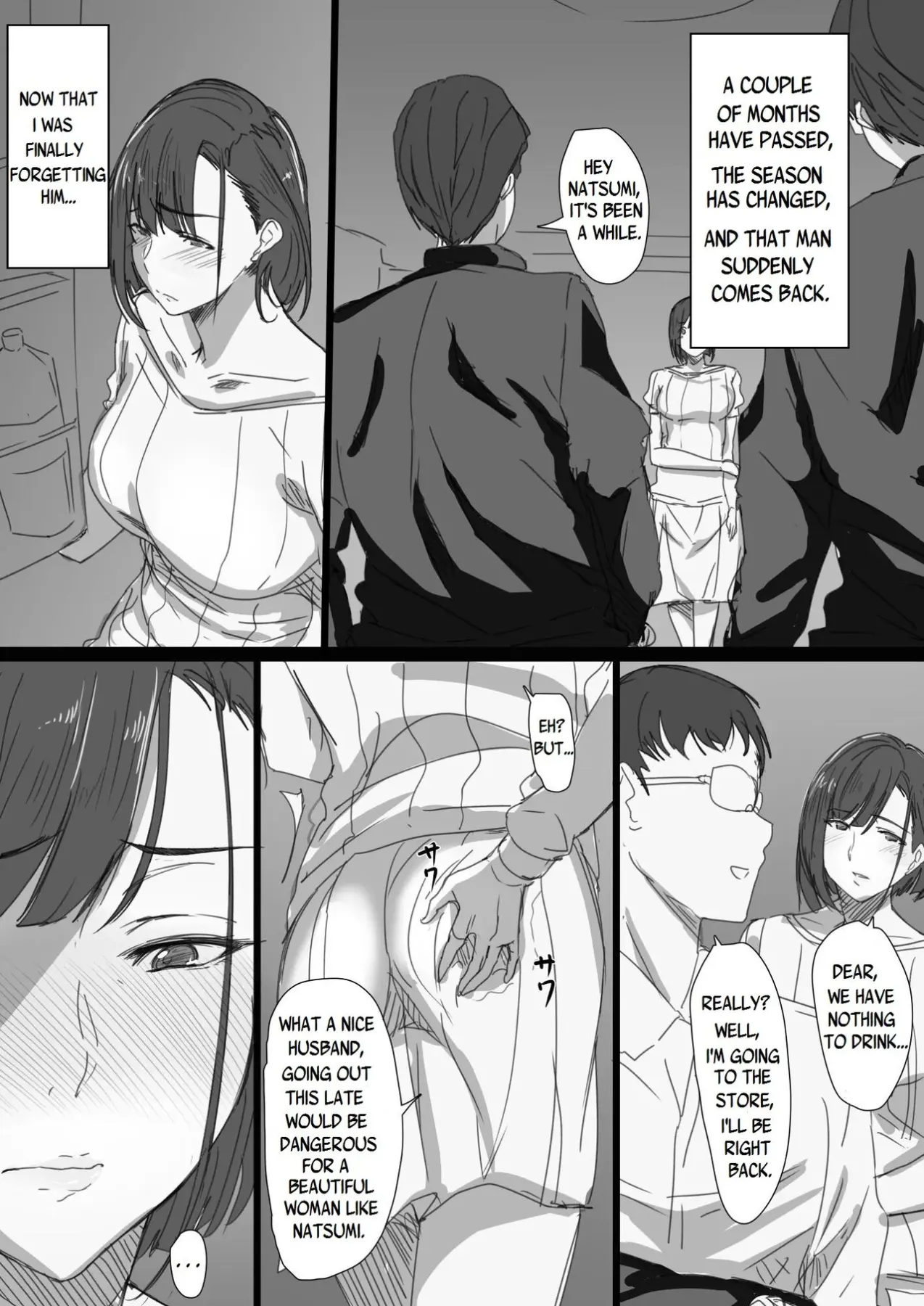 Kouman Tsuma Ga Netorarete  (Chapter 01) — page 54