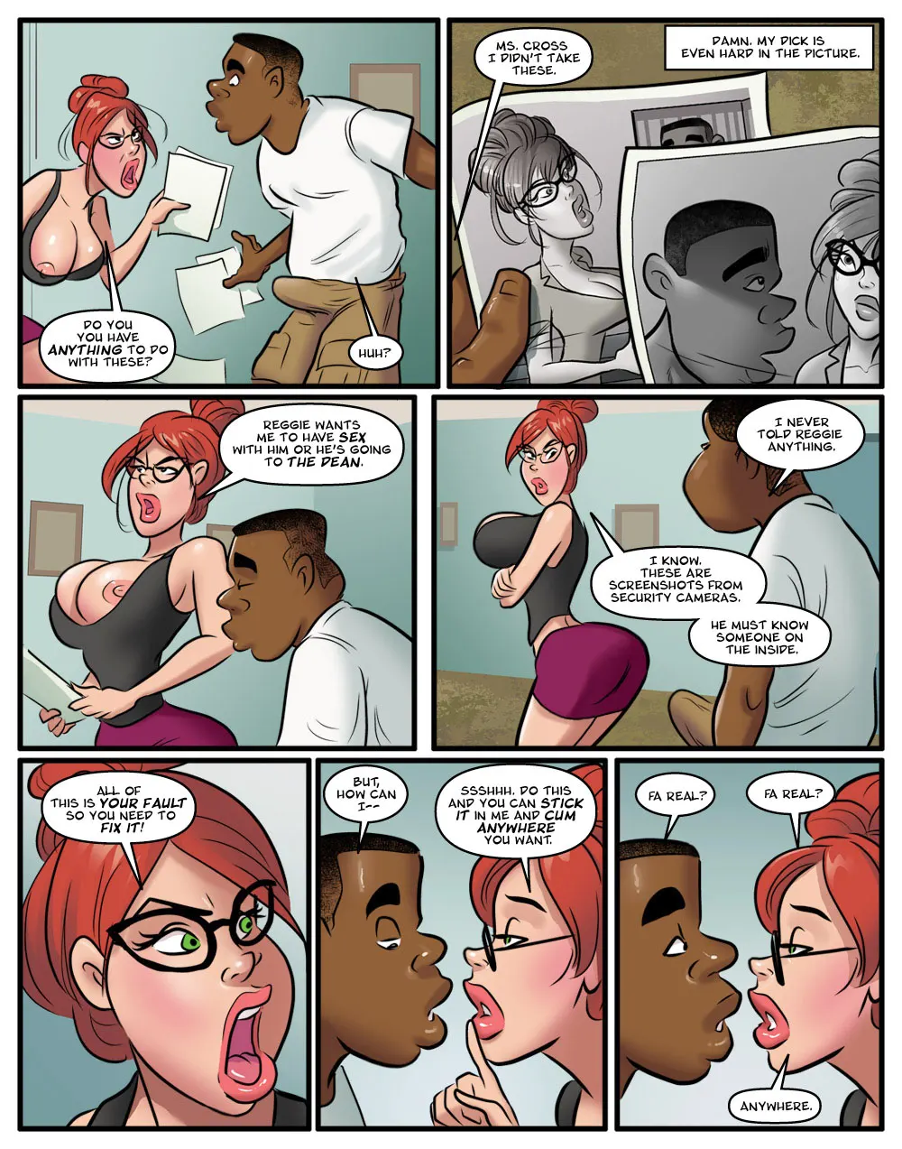 Hot For Mrs. Cross  (Chapter 3) — page 8