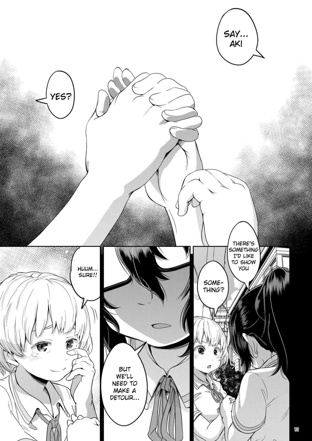 A Futanari Girl Who Falls At The Speed Of A Second  (Chapter 1) — page 13