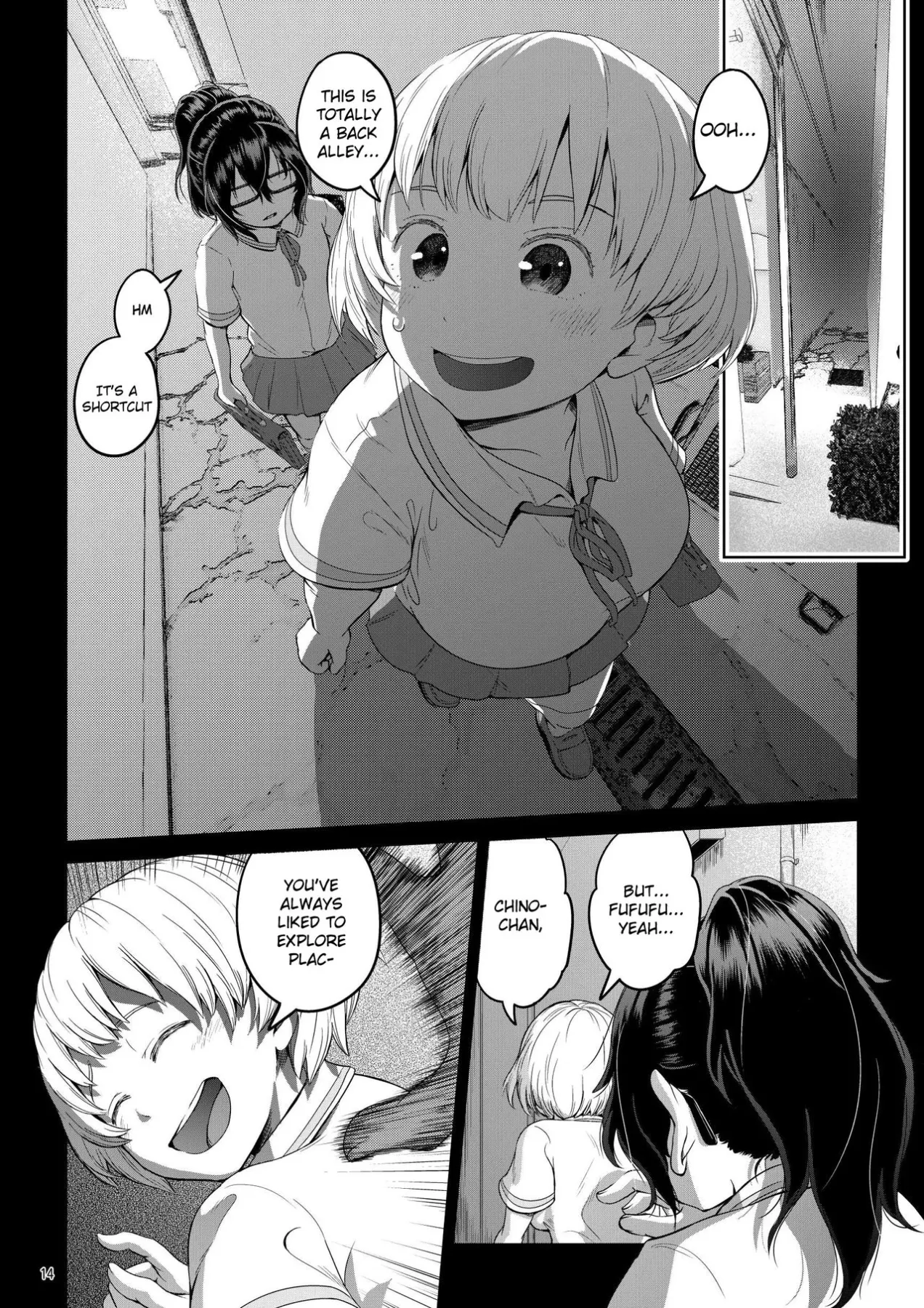 A Futanari Girl Who Falls At The Speed Of A Second  (Chapter 1) — page 14
