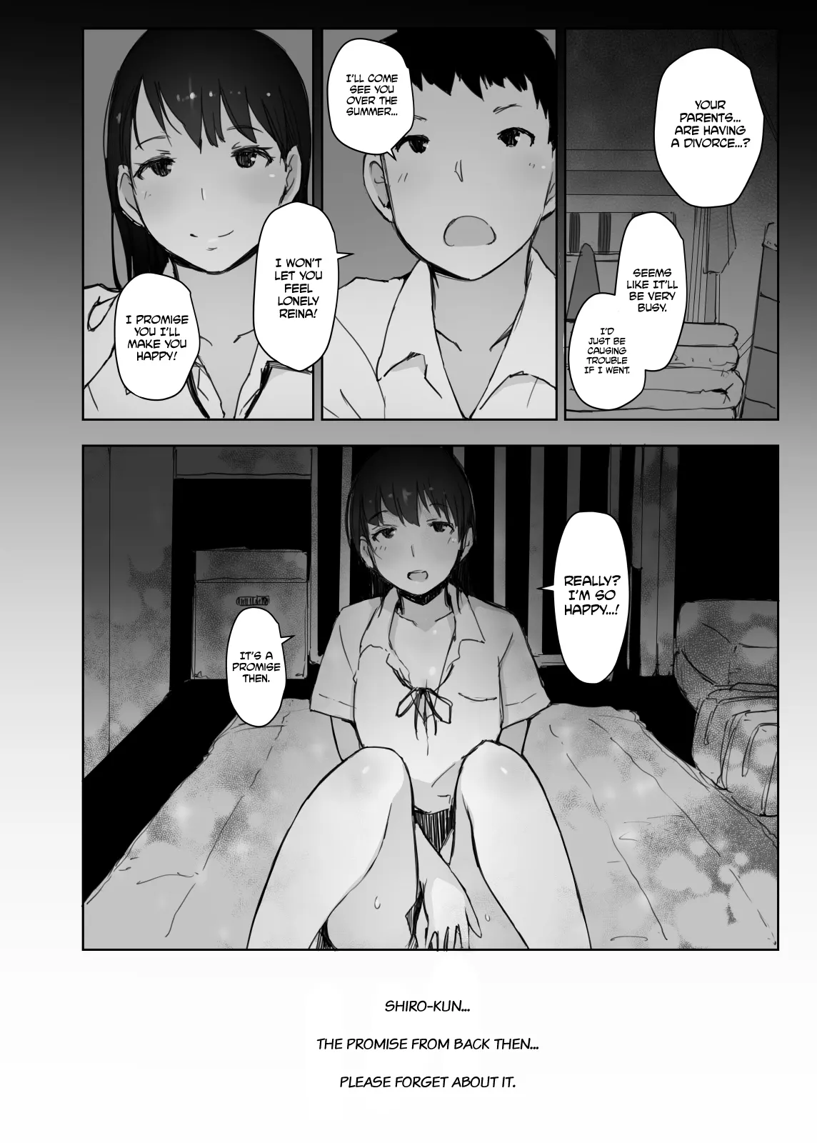 My Girlfriend Who Couldn/t Meet Summer Vacation  (Chapter 01) — page 11