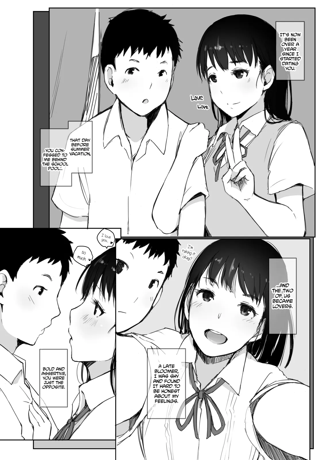 My Girlfriend Who Couldn/t Meet Summer Vacation  (Chapter 01) — page 3