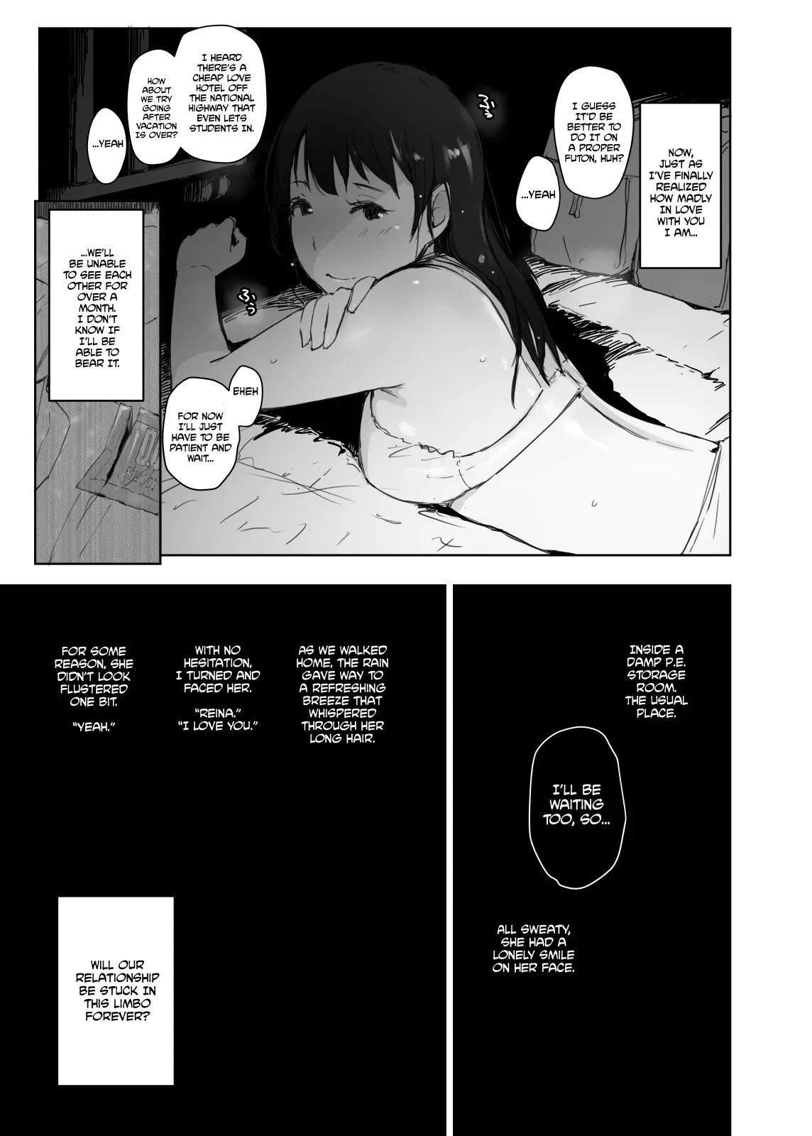 My Girlfriend Who Couldn/t Meet Summer Vacation  (Chapter 01) — page 4