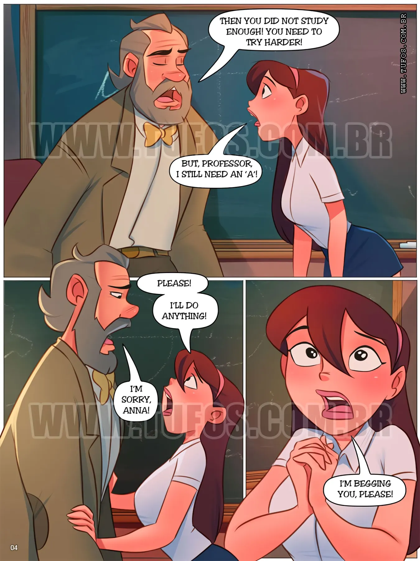 Naughty Fam  (Chapter 61 - The Slutty Schoolgirl) — page 4