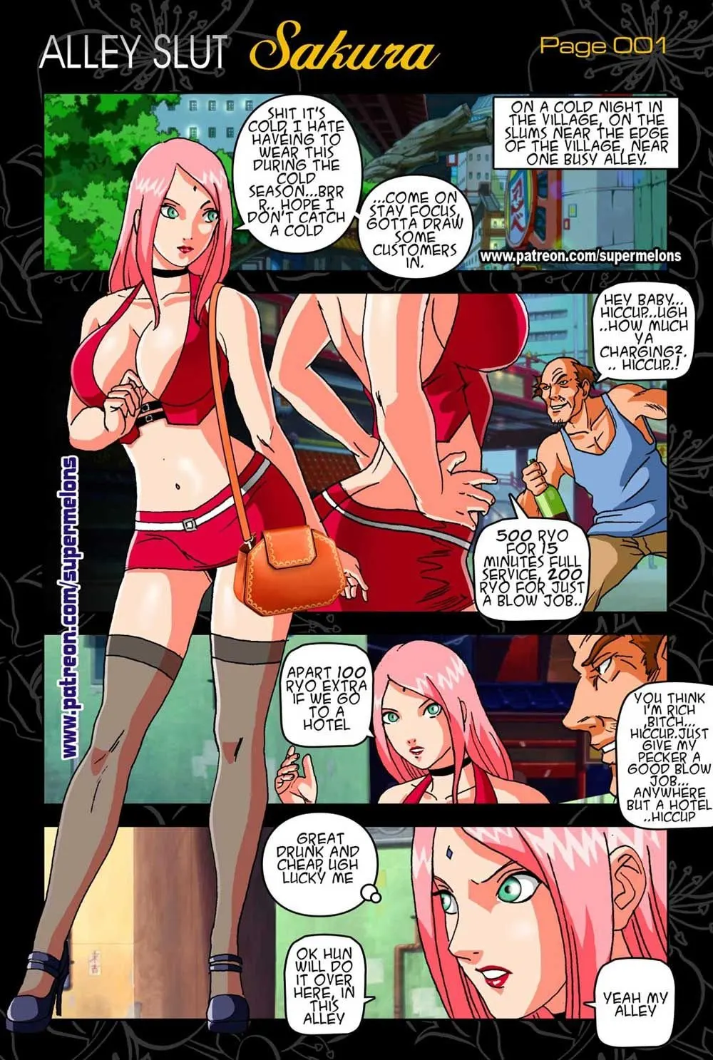 Alley Slut Sakura Naruto  (Chapter 01) — page 3