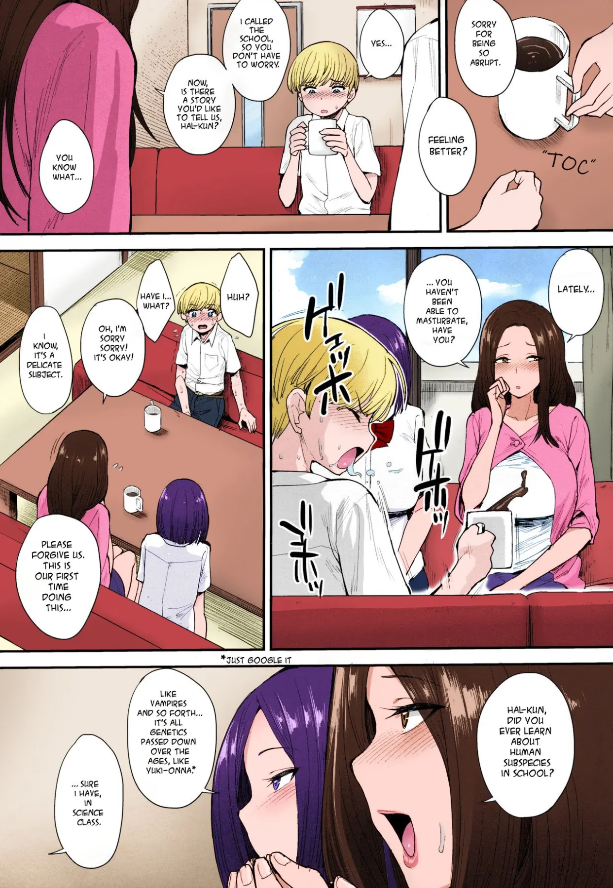 A Succubus Neighbor  (Chapter 1 - Colored) — page 8
