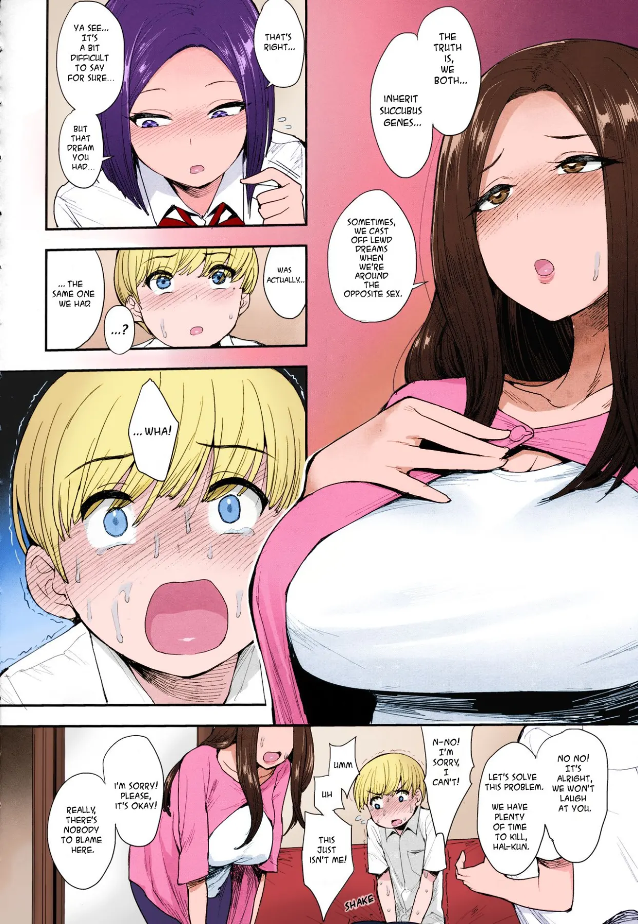 A Succubus Neighbor  (Chapter 1 - Colored) — page 9