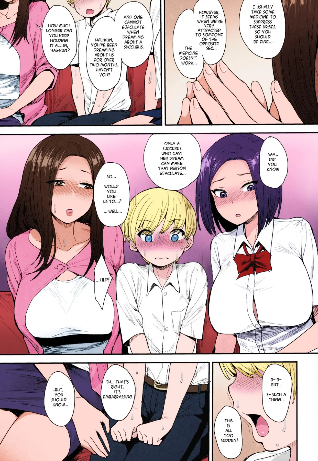 A Succubus Neighbor  (Chapter 1 - Colored) — page 10