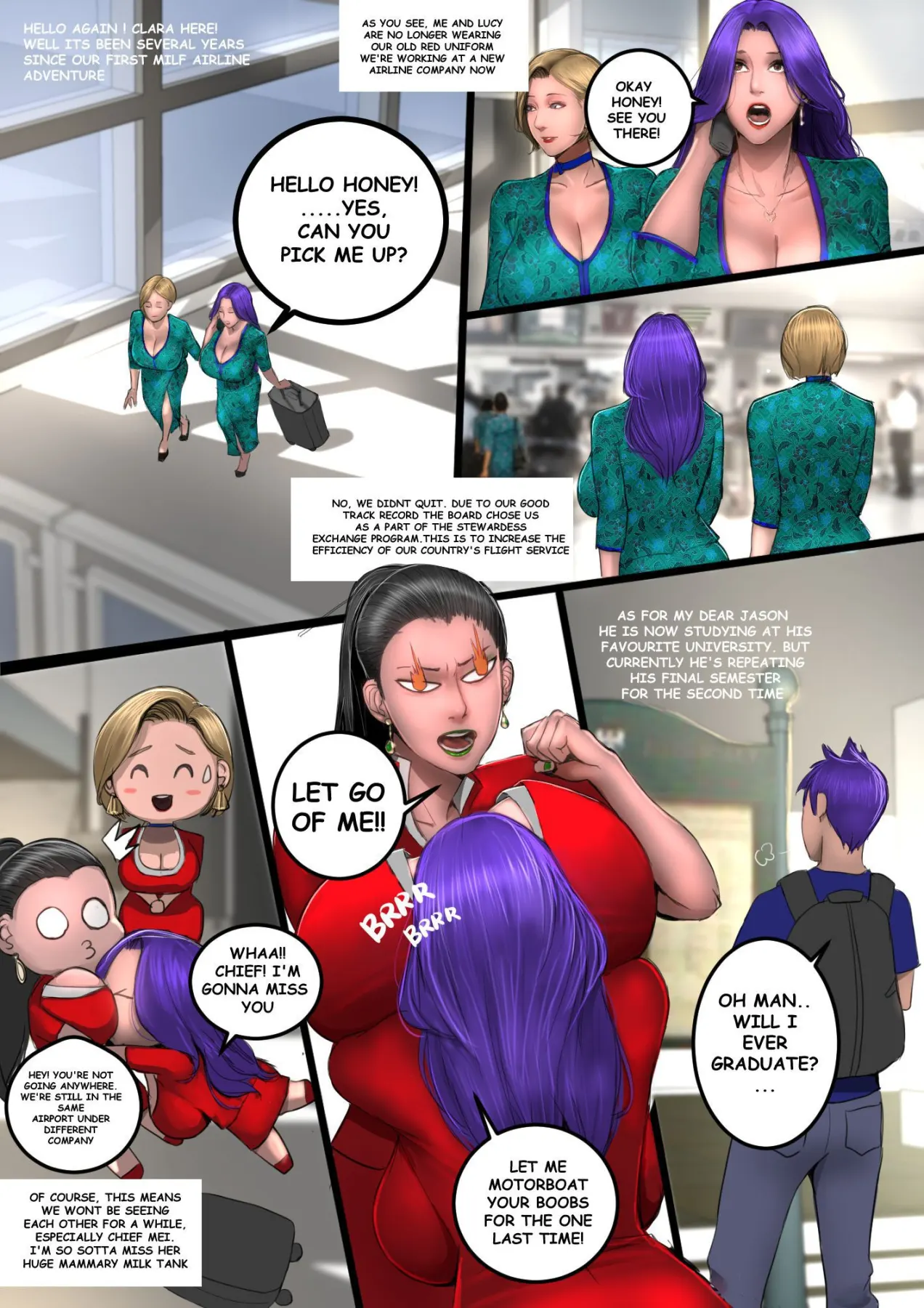 MILF Airline  (Chapter 0.2 - Side Story 2) — page 2