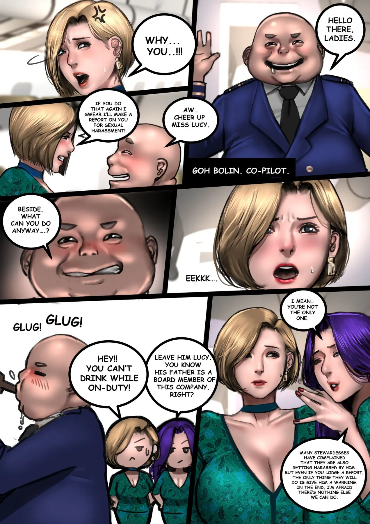 MILF Airline  (Chapter 0.2 - Side Story 2) — page 7