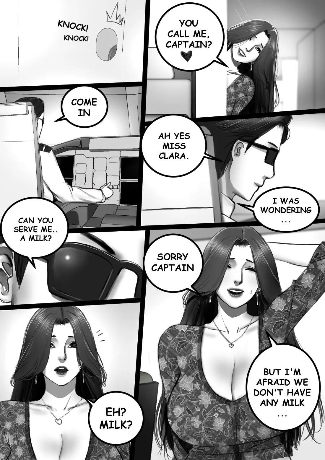 MILF Airline  (Chapter 0.2 - Side Story 2) — page 9