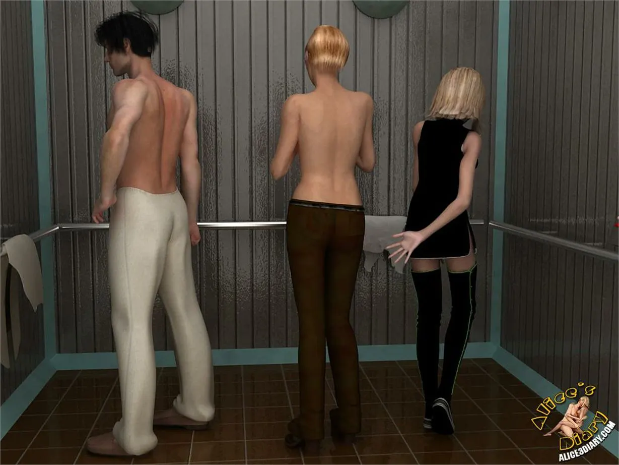 Alice's Diary  (Chapter 17 - Wild Threesome Action In The Elevator) — page 47