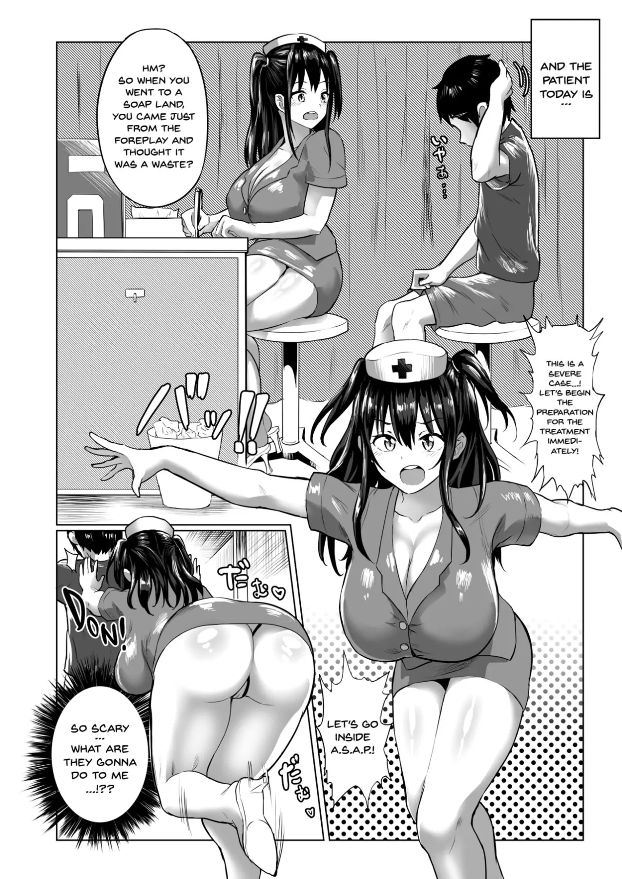 Nuru Never Nurse â Soap Shiki Sourou Chiryou Cli  (Chapter 1) — page 4