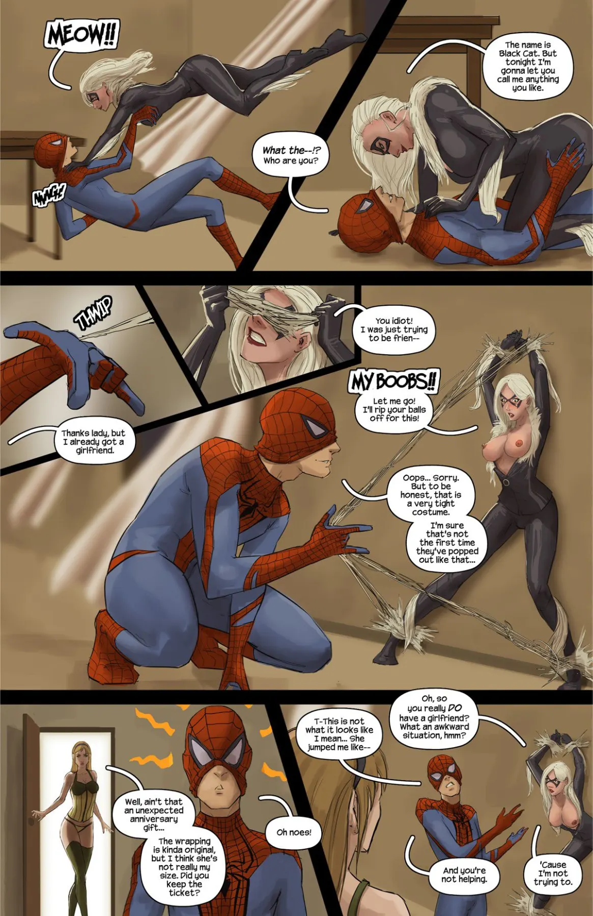 Nine Shades Of Black Cat  (Chapter 1) — page 4