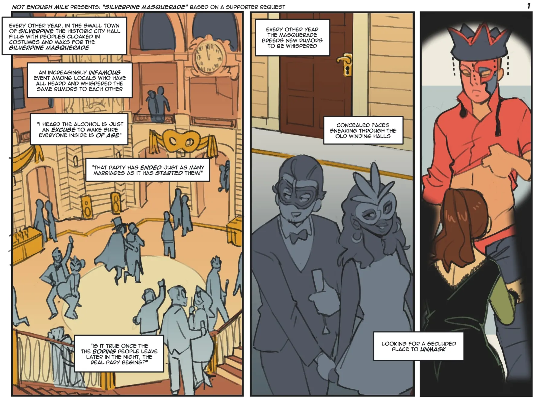 Silverpine Masquerade  (Chapter 01) — page 1