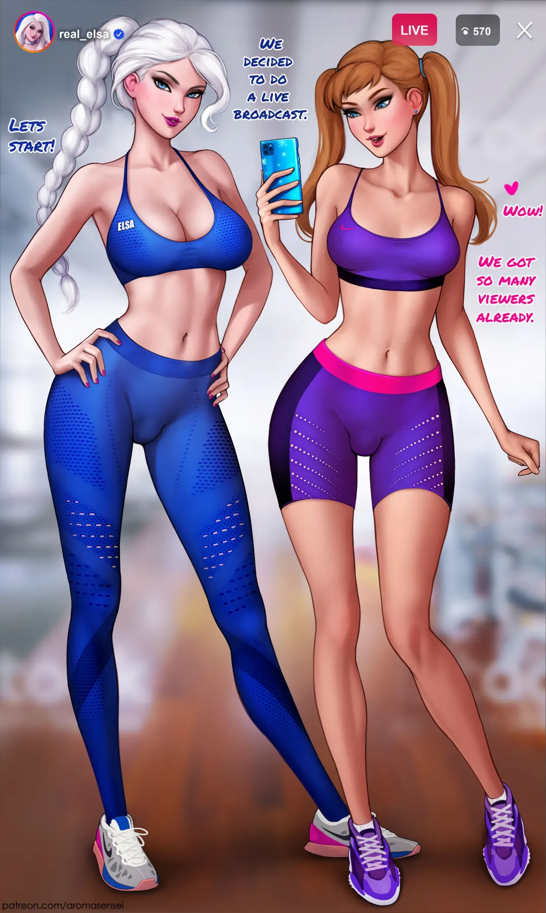 How To Train Your Ass With Elsa Frozen  (Chapter 05 - Futanari X-ray) — page 1