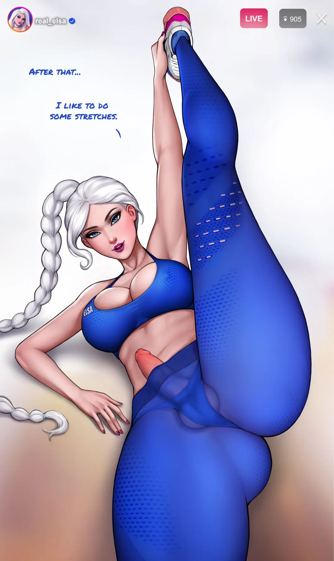 How To Train Your Ass With Elsa Frozen  (Chapter 05 - Futanari X-ray) — page 8