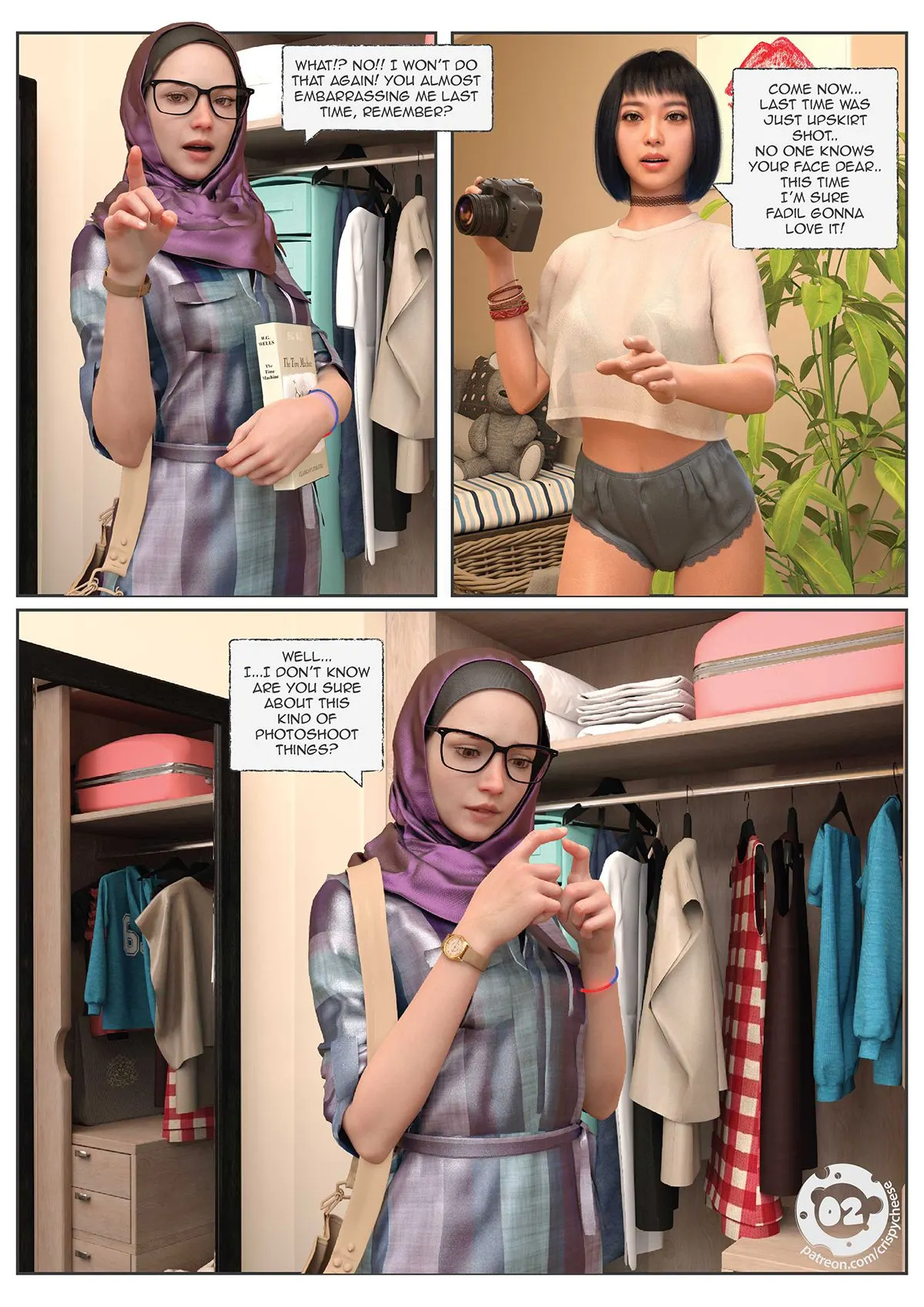 A Girl's Diary  (Chapter 01 - Roommate) — page 2