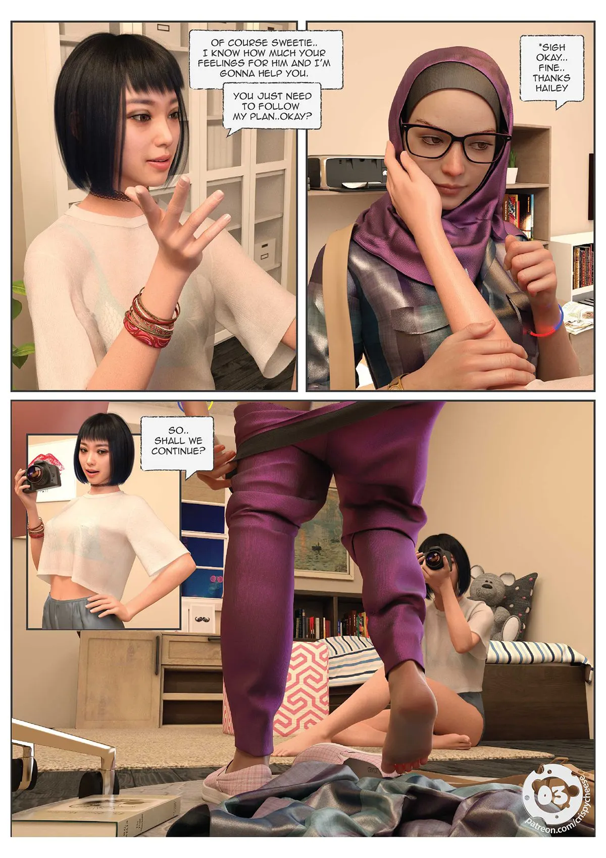 A Girl's Diary  (Chapter 01 - Roommate) — page 3