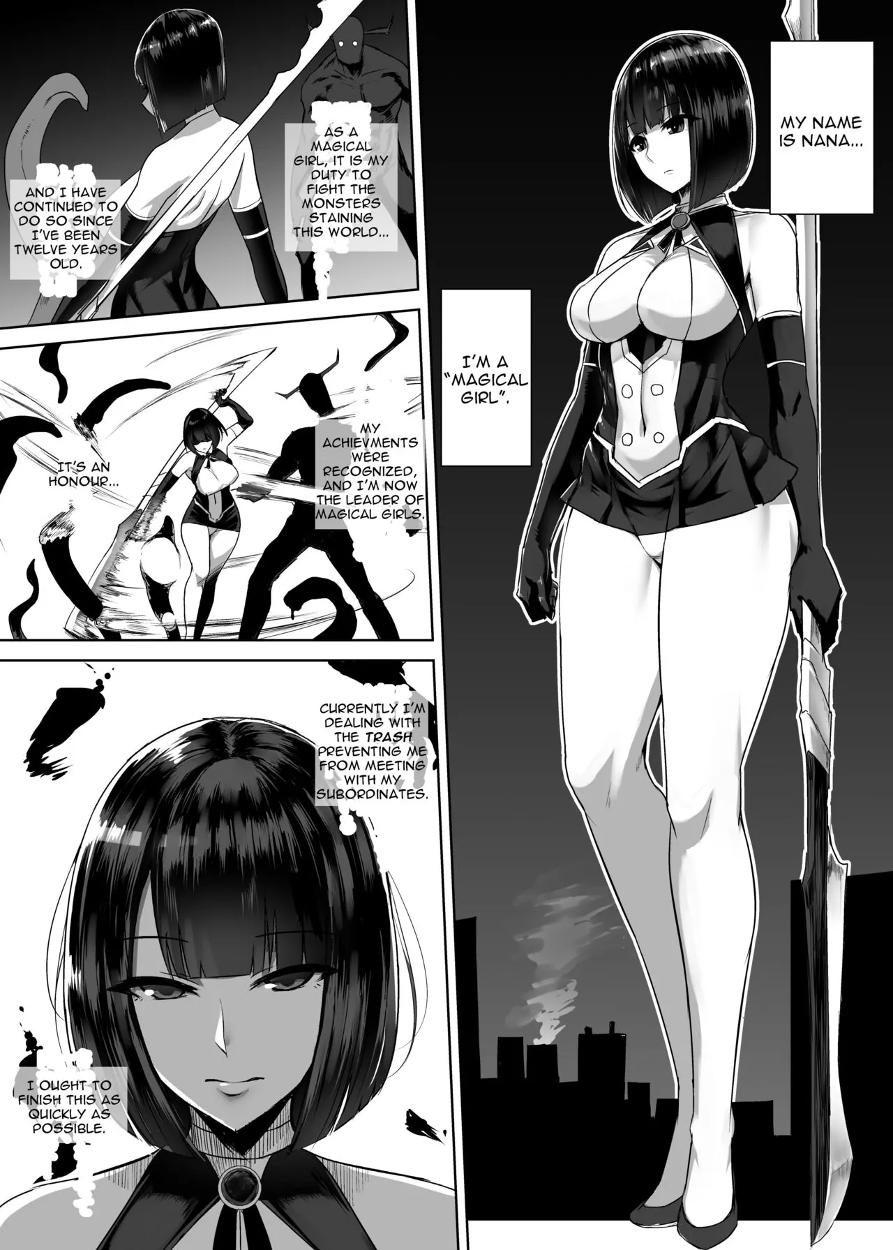 Shokushuu Shussan Mahou Shoujo  (Chapter 01) — page 1