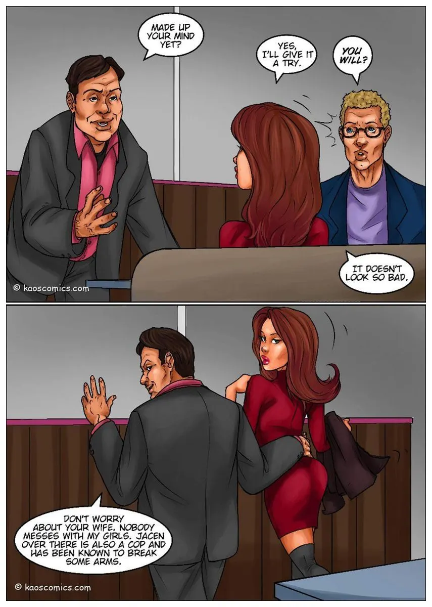 Recession Blues - Wife Forced To Strip  (Chapter 01) — page 6