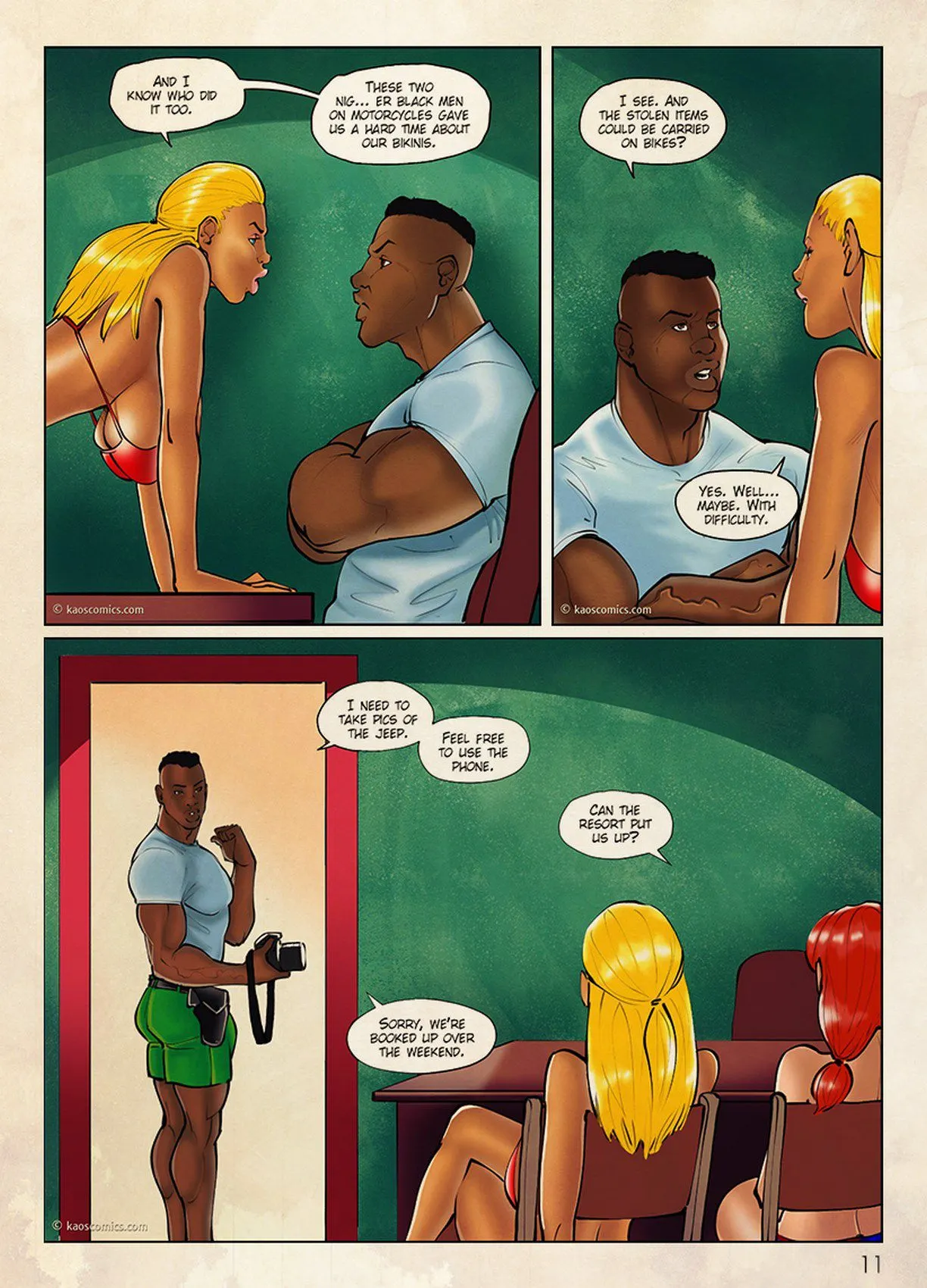 The Flag Girls Get Fucked  (Chapter 01) — page 12