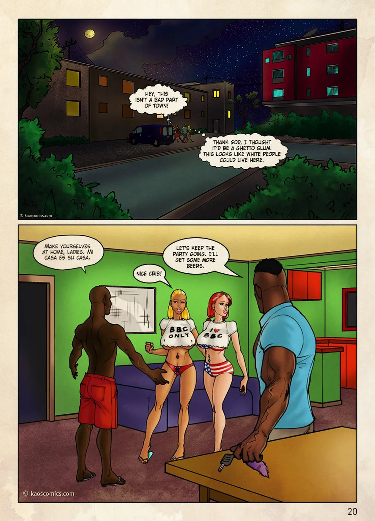 The Flag Girls Get Fucked  (Chapter 01) — page 21