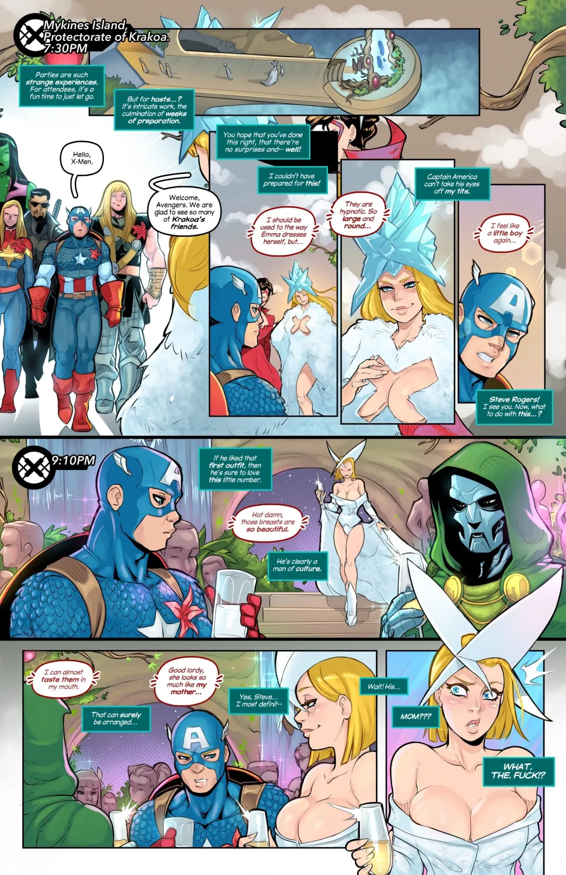 House Of XXX: Oedipus GalaX-Men , The Avengers  (Chapter 01) — page 3