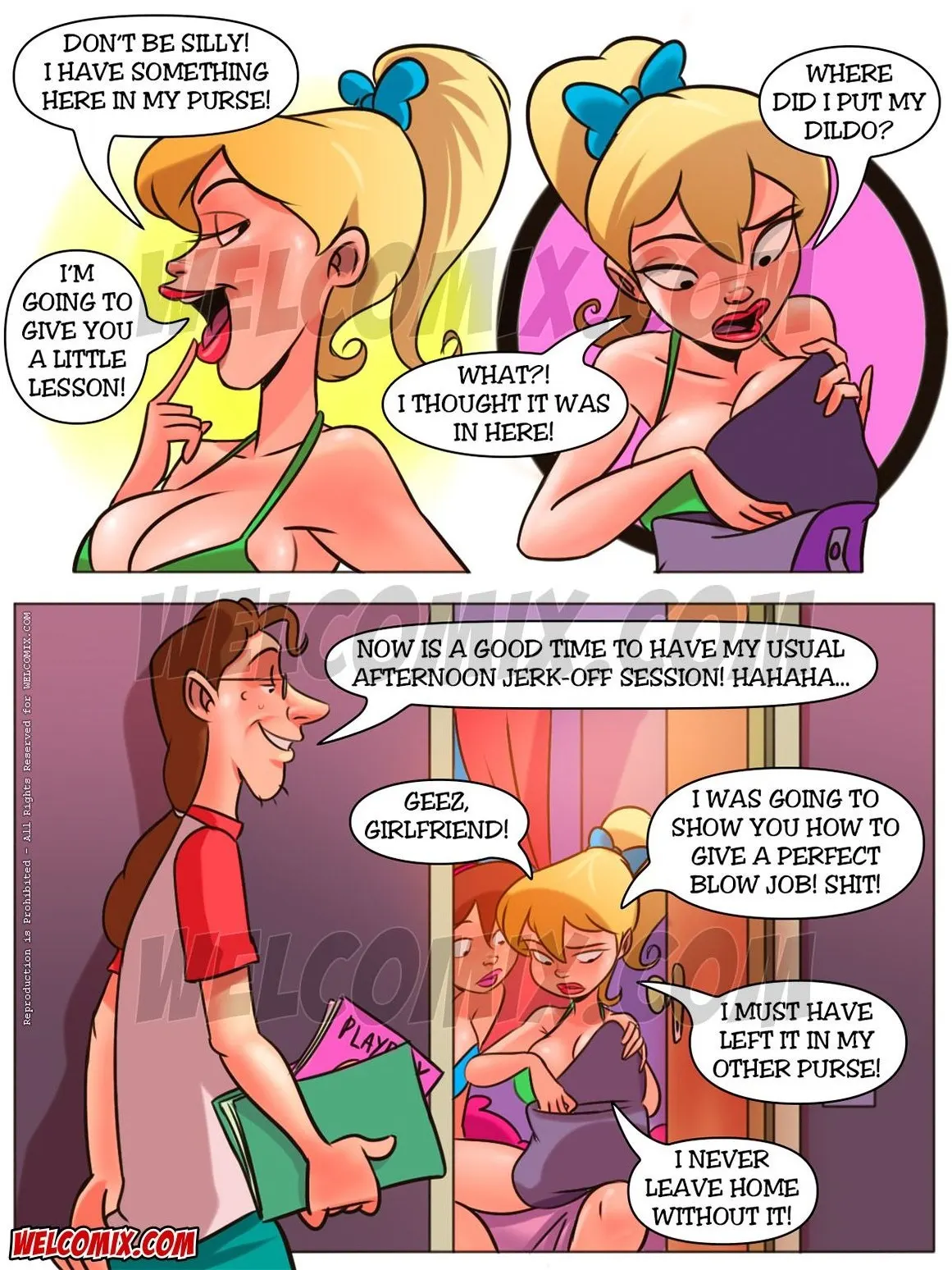 Naughty Fam  (Chapter 05 - Learning With Her Girlfriend) — page 3