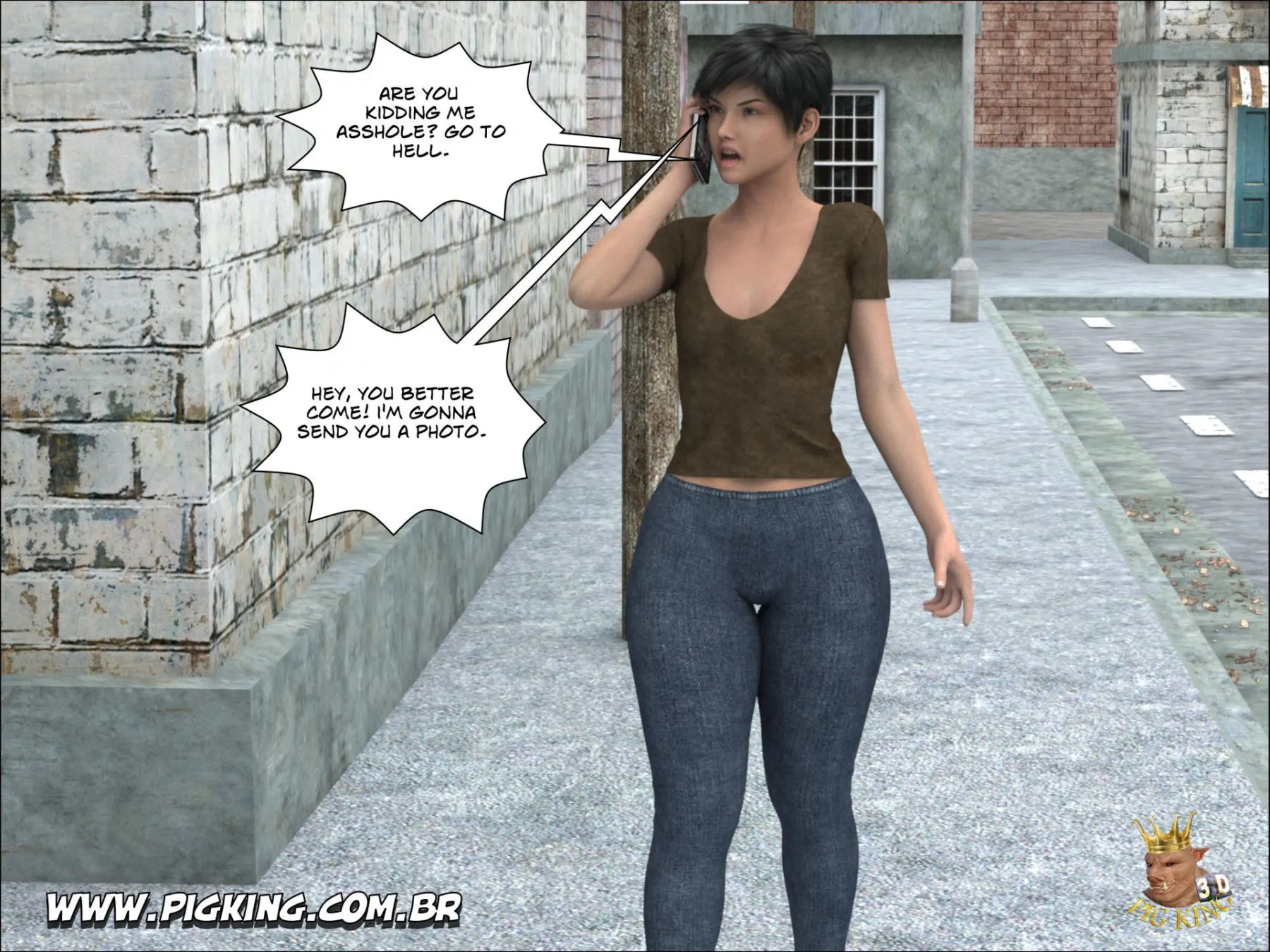 Top Model Shemale  (Chapter 03 - Oh Shit!) — page 6