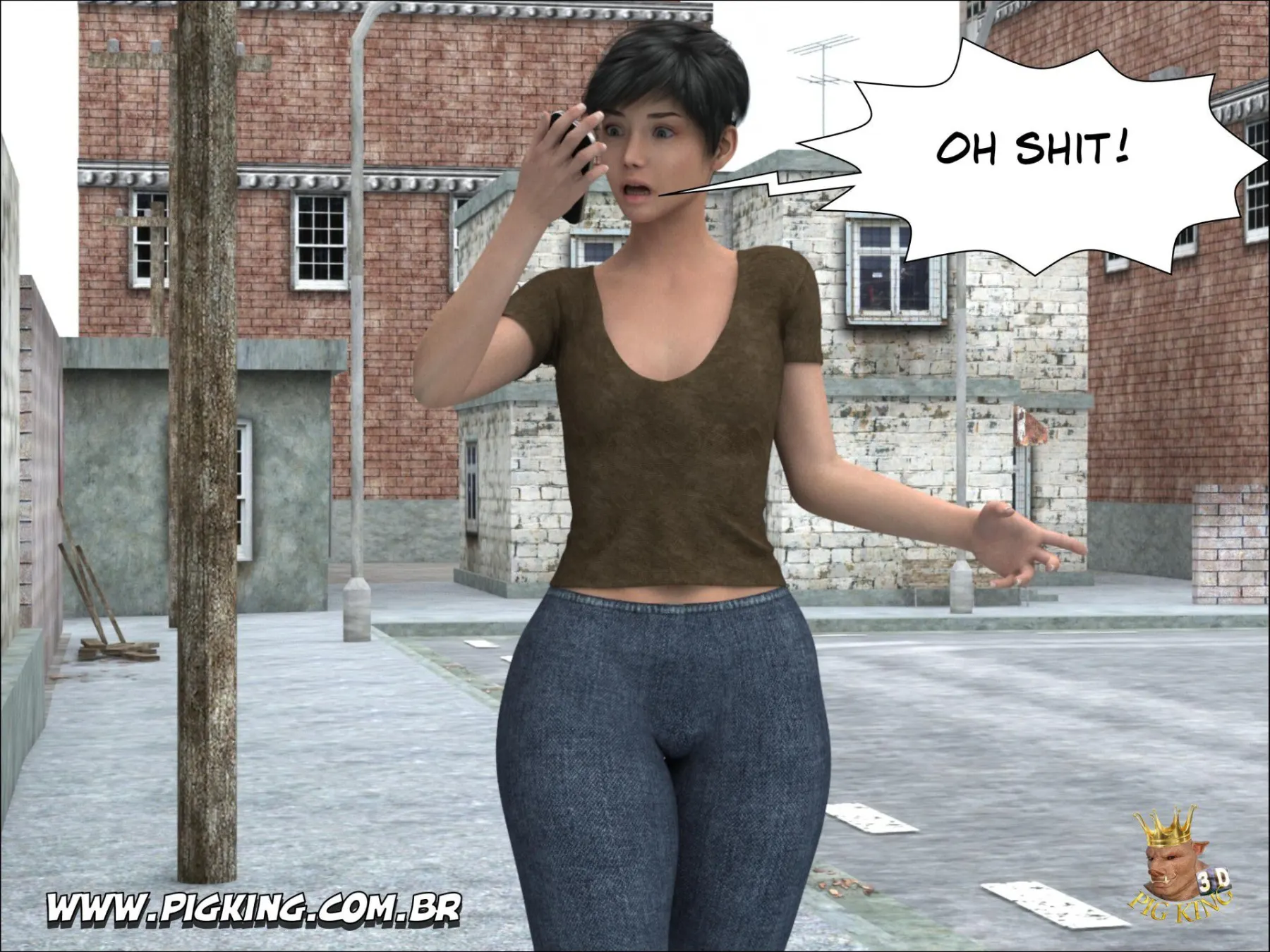 Top Model Shemale  (Chapter 03 - Oh Shit!) — page 7